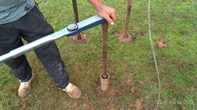 Sondagem com medição de torque